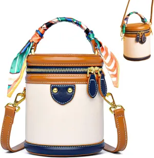 2025 Colorblock Bucket Bag for Women, Colorblock Crossbody Bag, Fashionable Crossbody Bag