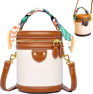 2025 Colorblock Bucket Bag for Women, Colorblock Crossbody Bag, Fashionable Crossbody Bag