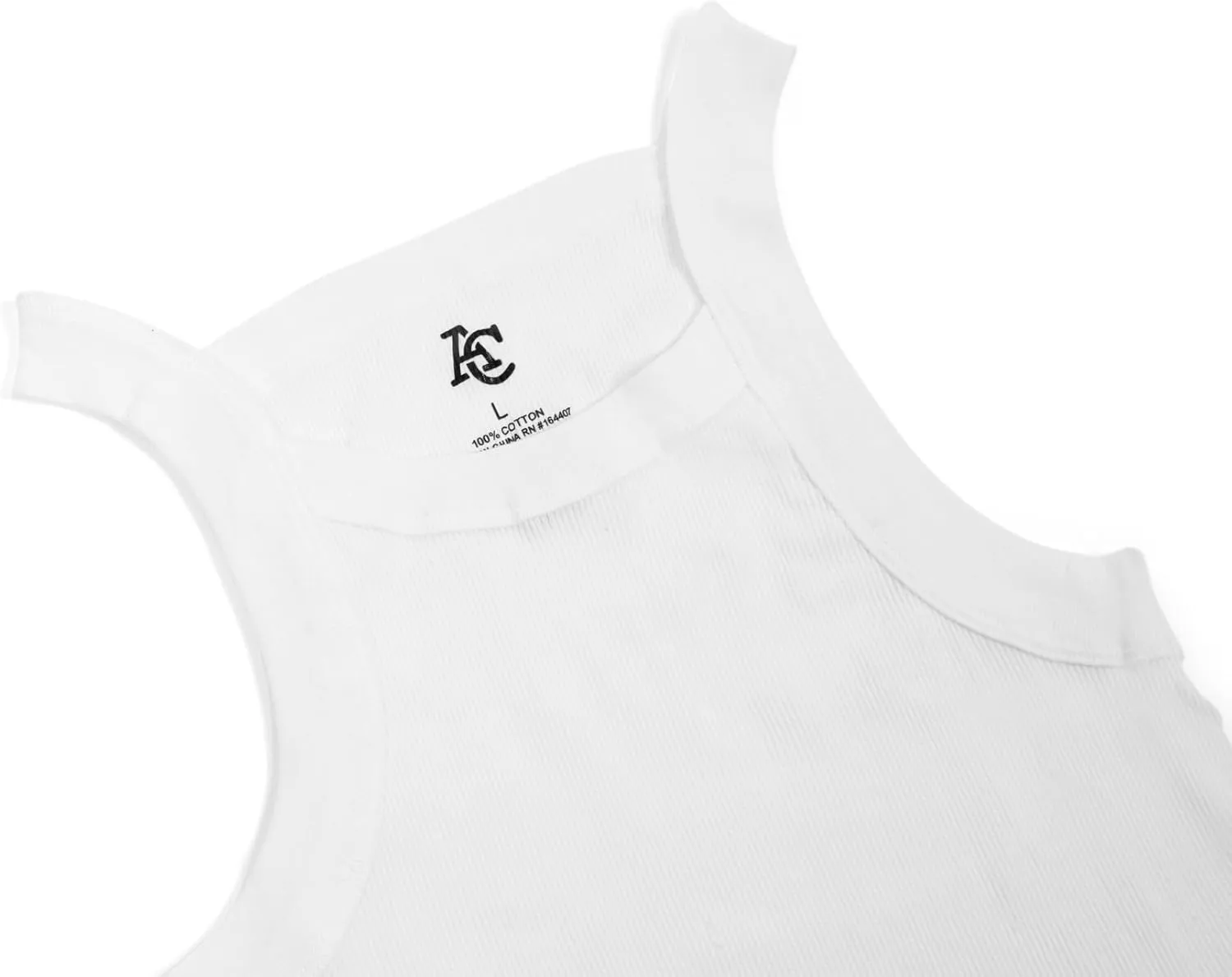 6 Packs Men's G-Unit Style Cotton Tank Tops Square Cut Muscle Rib A-Shirts Random Assorted Colors