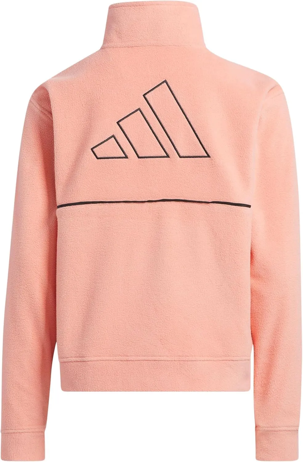 adidas Girls' Quarter Zip Fleece Golf Jacket