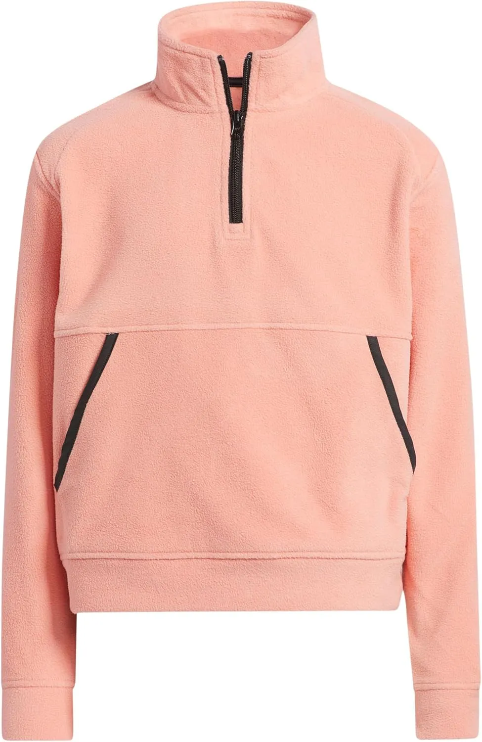 adidas Girls' Quarter Zip Fleece Golf Jacket