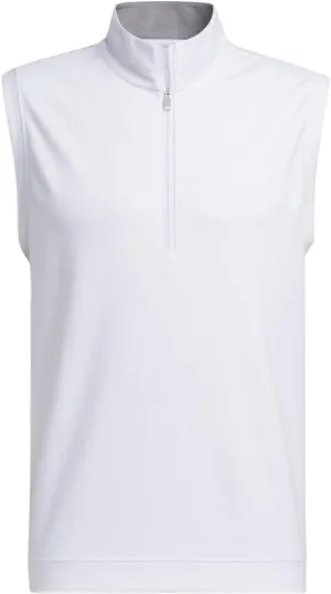 adidas Men's Elevated Quarter Zip Pullover Golf Vest