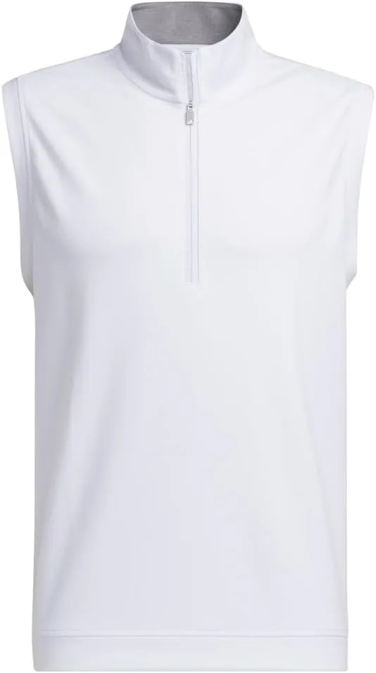 adidas Men's Elevated Quarter Zip Pullover Golf Vest