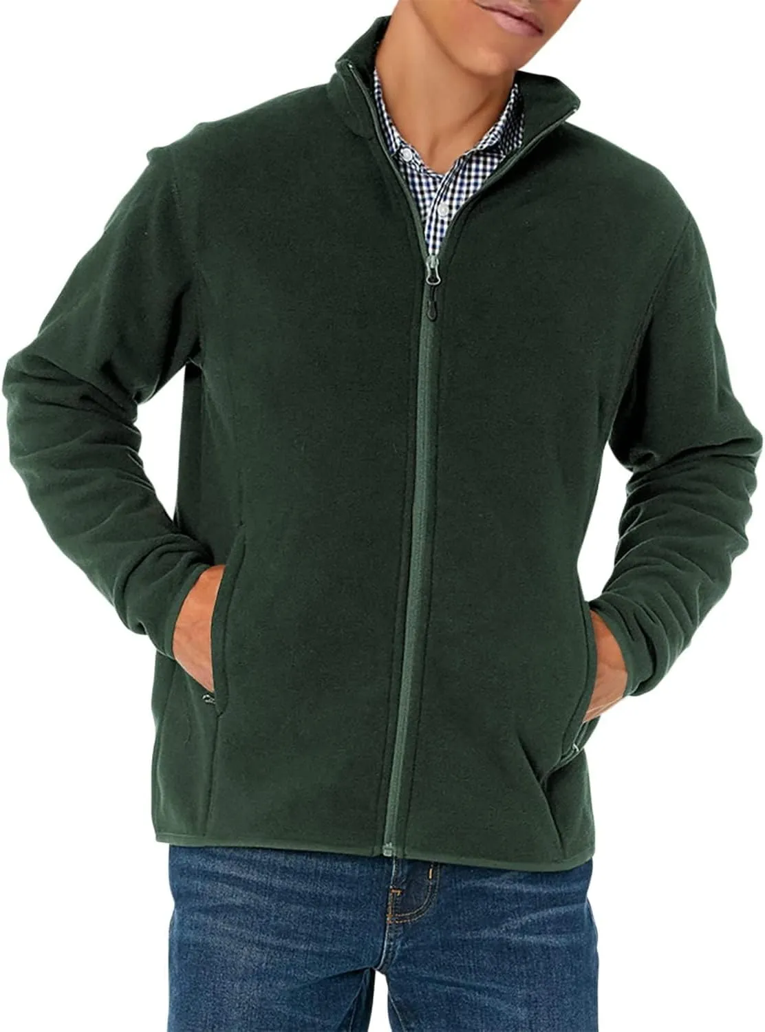 Amazon Essentials Men's Full-Zip Fleece Jacket - Discontinued Colors