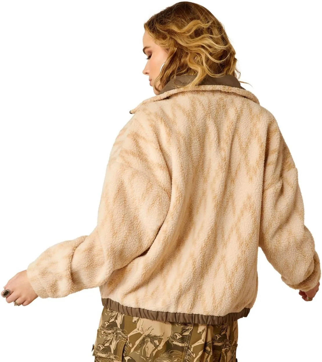 ARIAT Women Sherpa Blocked Jacket