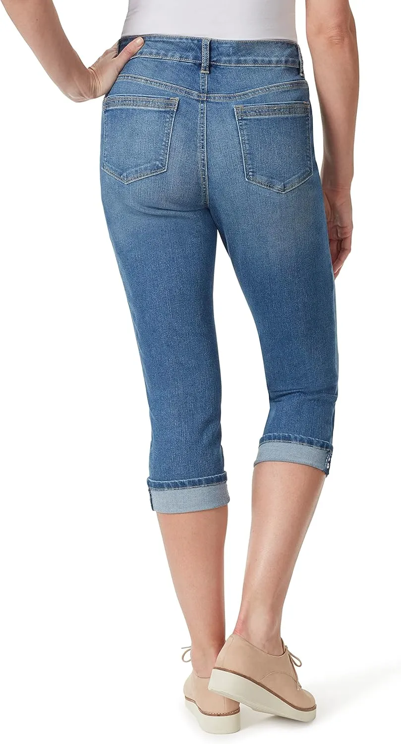 Bandolino Women's Mandie 5 Pocket High Rise Capri