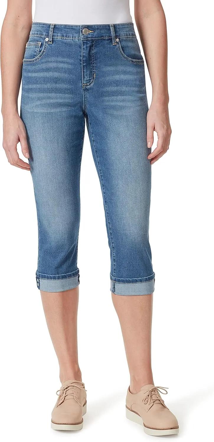 Bandolino Women's Mandie 5 Pocket High Rise Capri