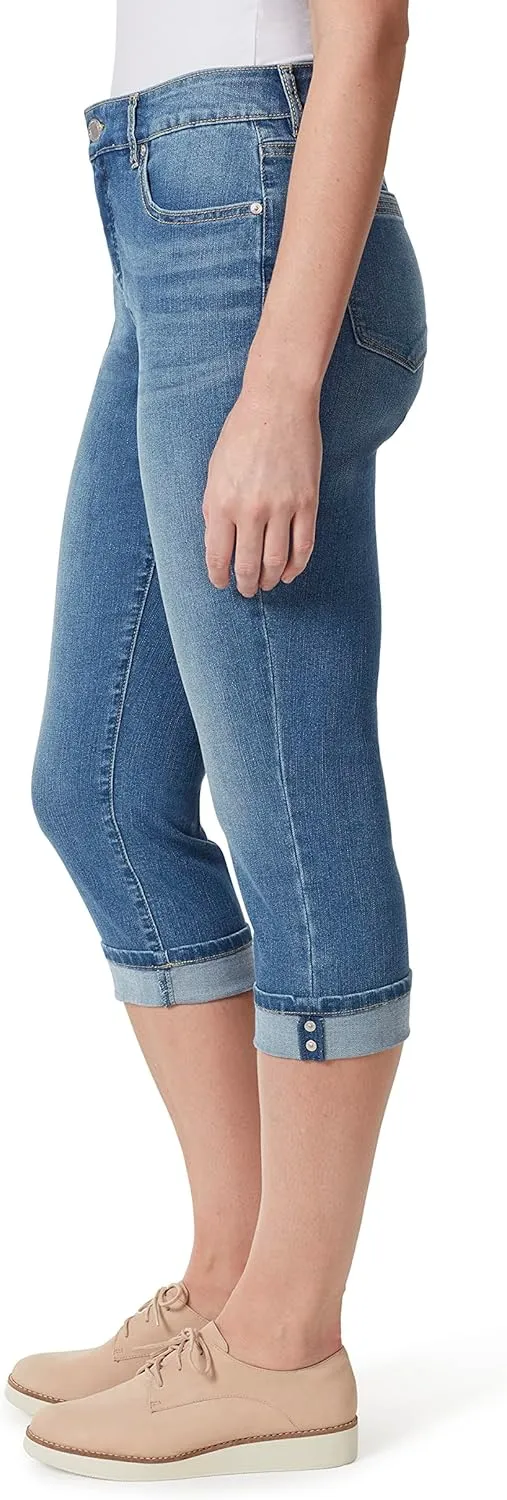 Bandolino Women's Mandie 5 Pocket High Rise Capri