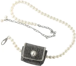 BESPORTBLE Pearl Belt Bag for Women Fashionable Chain Purse Women Clothing Accessory Lady Bag