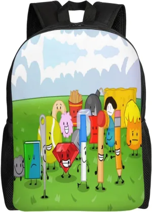 Bfdi-Battle For Dream Island Backpack, Fashionable Casual Travel Bag, Multifunctional Backpack