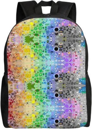 Bfdi-Battle For Dream Island Backpack, Fashionable Casual Travel Bag, Multifunctional Backpack