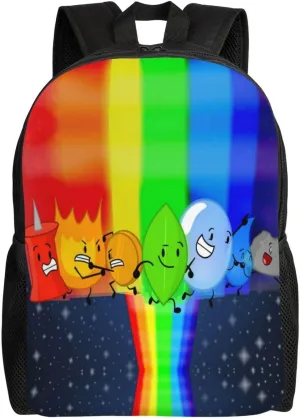 Bfdi-Battle For Dream Island Backpack, Fashionable Casual Travel Bag, Multifunctional Backpack