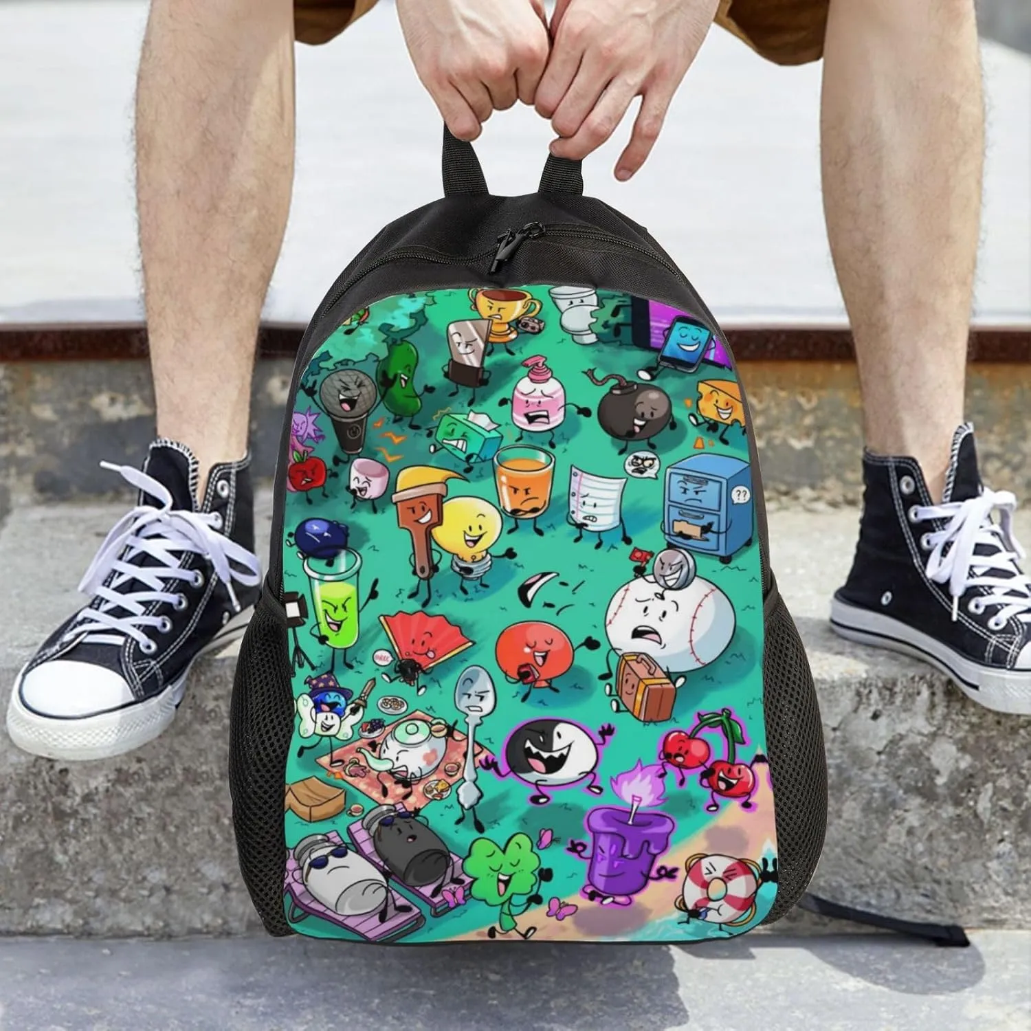 Bfdi-Battle For Dream Island Backpack, Fashionable Casual Travel Bag, Multifunctional Backpack