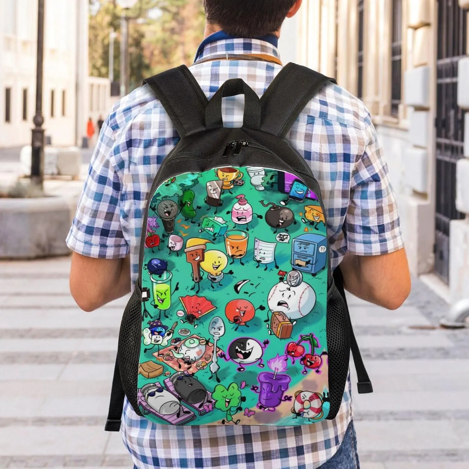 Bfdi-Battle For Dream Island Backpack, Fashionable Casual Travel Bag, Multifunctional Backpack