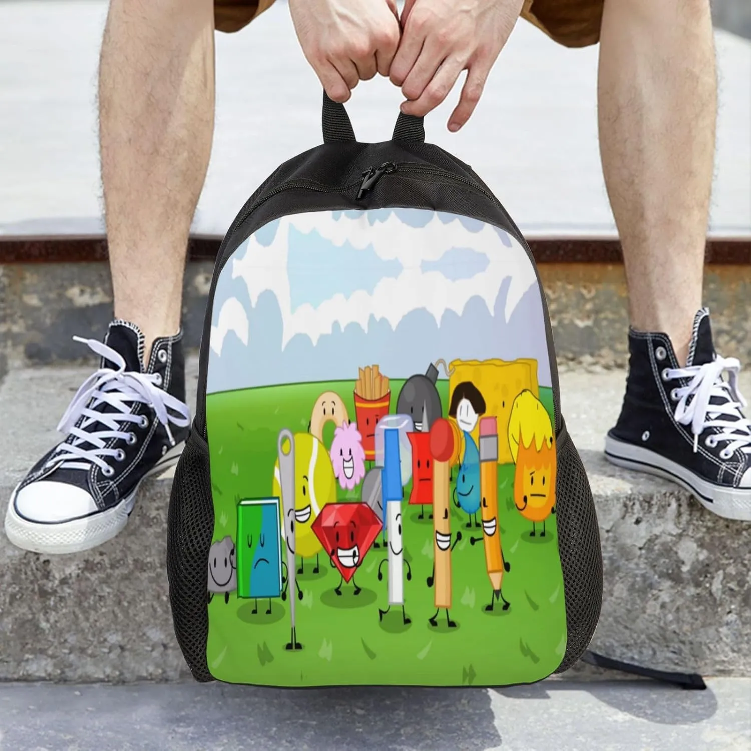 Bfdi-Battle For Dream Island Backpack, Fashionable Casual Travel Bag, Multifunctional Backpack