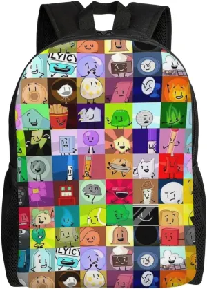 Bfdi-Battle For Dream Island Backpack, Fashionable Casual Travel Bag, Multifunctional Backpack
