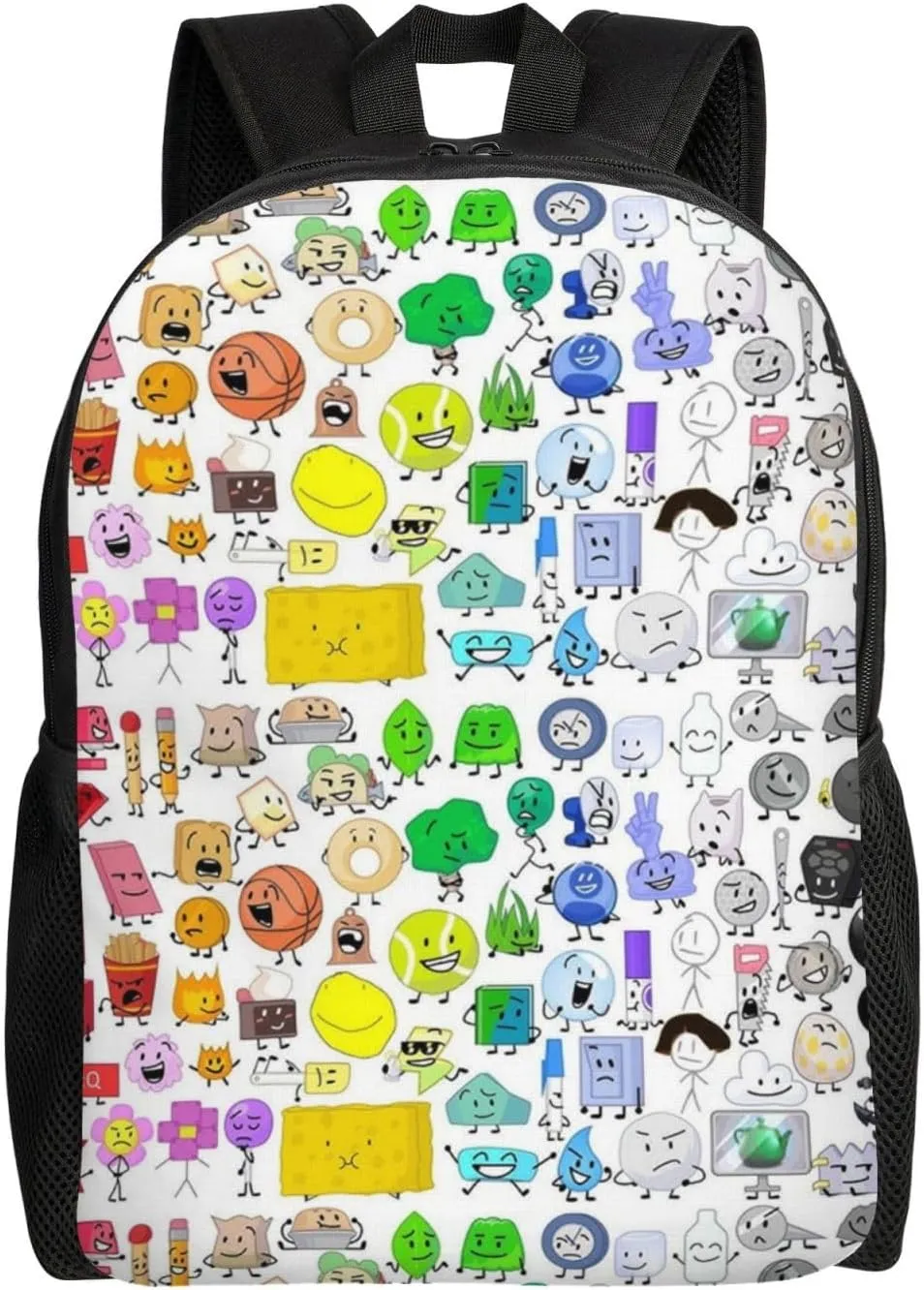Bfdi-Battle For Dream Island Backpack, Fashionable Casual Travel Bag, Multifunctional Backpack
