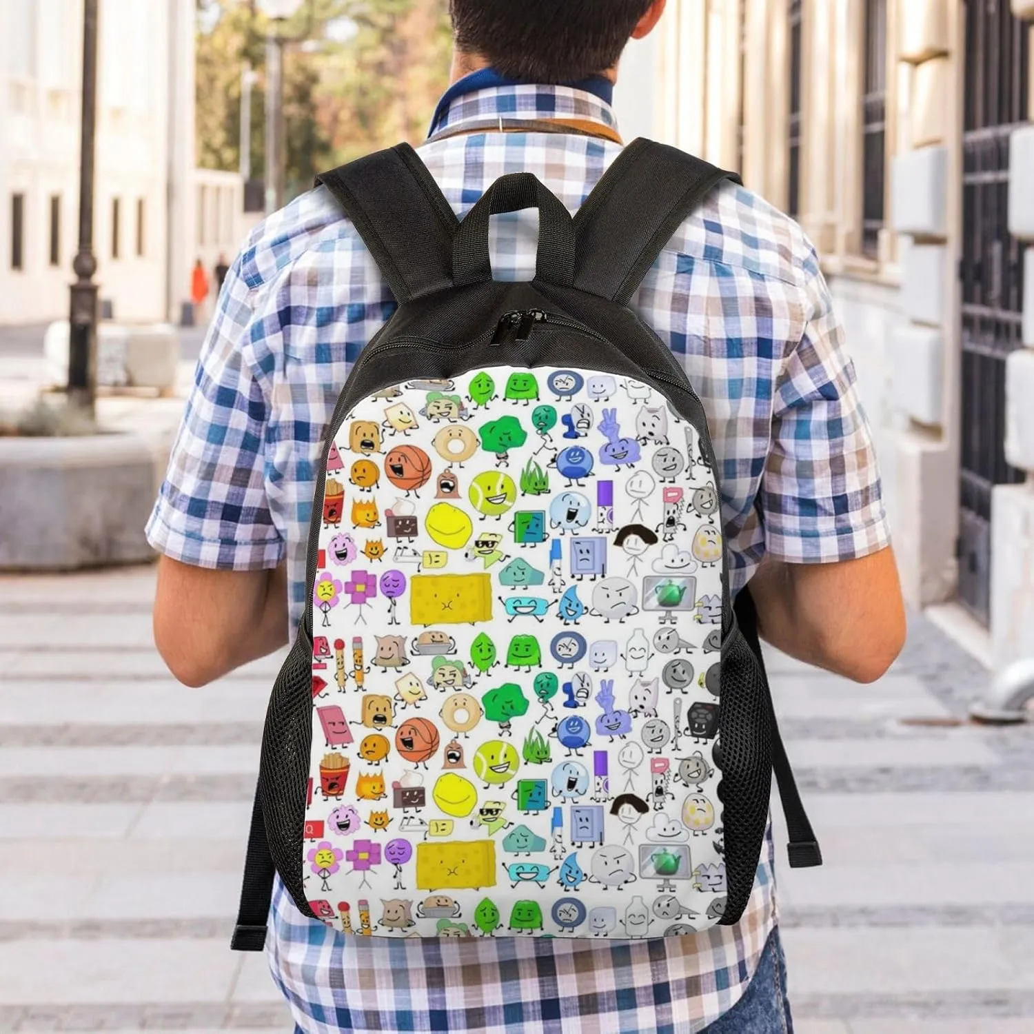 Bfdi-Battle For Dream Island Backpack, Fashionable Casual Travel Bag, Multifunctional Backpack