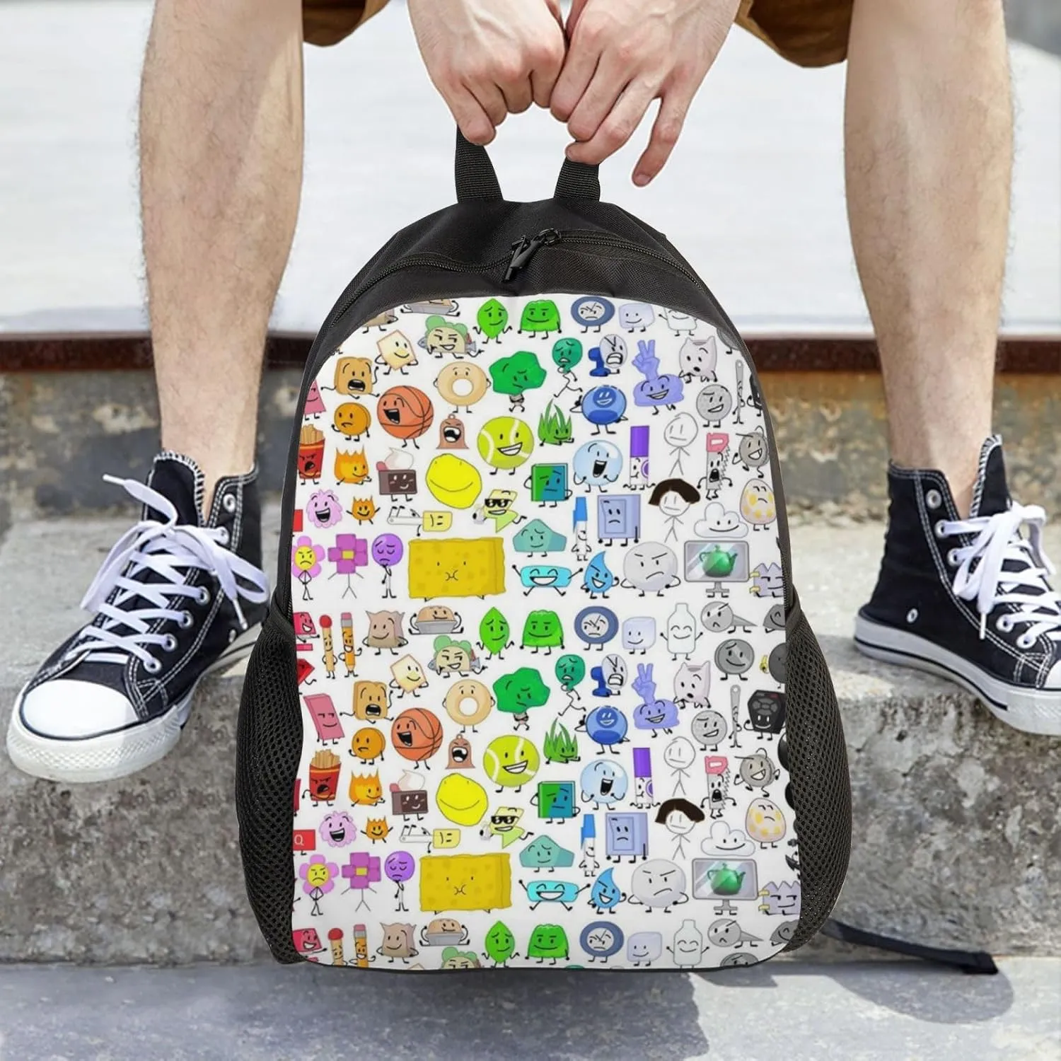 Bfdi-Battle For Dream Island Backpack, Fashionable Casual Travel Bag, Multifunctional Backpack
