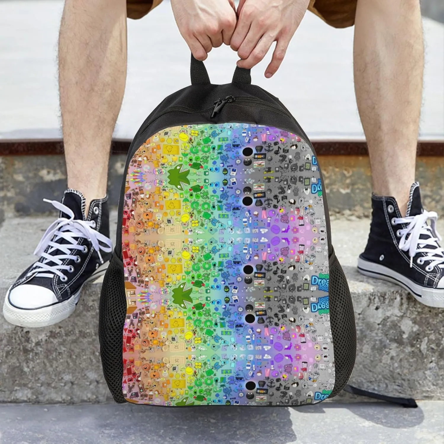 Bfdi-Battle For Dream Island Backpack, Fashionable Casual Travel Bag, Multifunctional Backpack