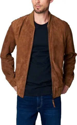 [BLANKNYC] mens Quick Action Suede Bomber
