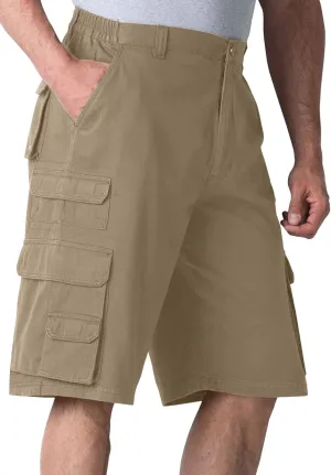 Boulder Creek by Kingsize Men's Big & Tall Ranger Stacked Cargo 12 Pocket Short