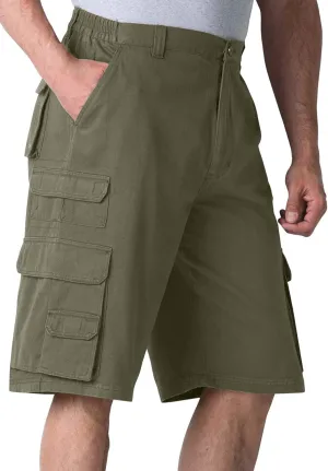 Boulder Creek by Kingsize Men's Big & Tall Ranger Stacked Cargo 12 Pocket Short