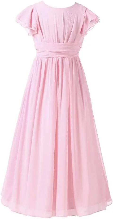 Bridesmaid Dress Prom Party Dresses Long Flower Girl's Dress