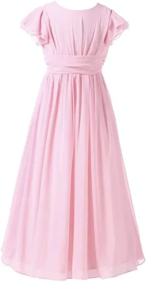 Bridesmaid Dress Prom Party Dresses Long Flower Girl's Dress