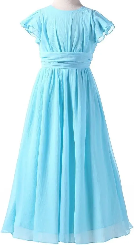 Bridesmaid Dress Prom Party Dresses Long Flower Girl's Dress