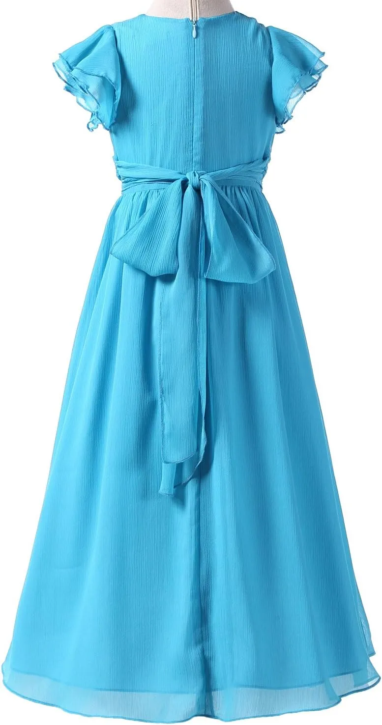 Bridesmaid Dress Prom Party Dresses Long Flower Girl's Dress