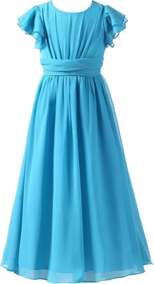 Bridesmaid Dress Prom Party Dresses Long Flower Girl's Dress