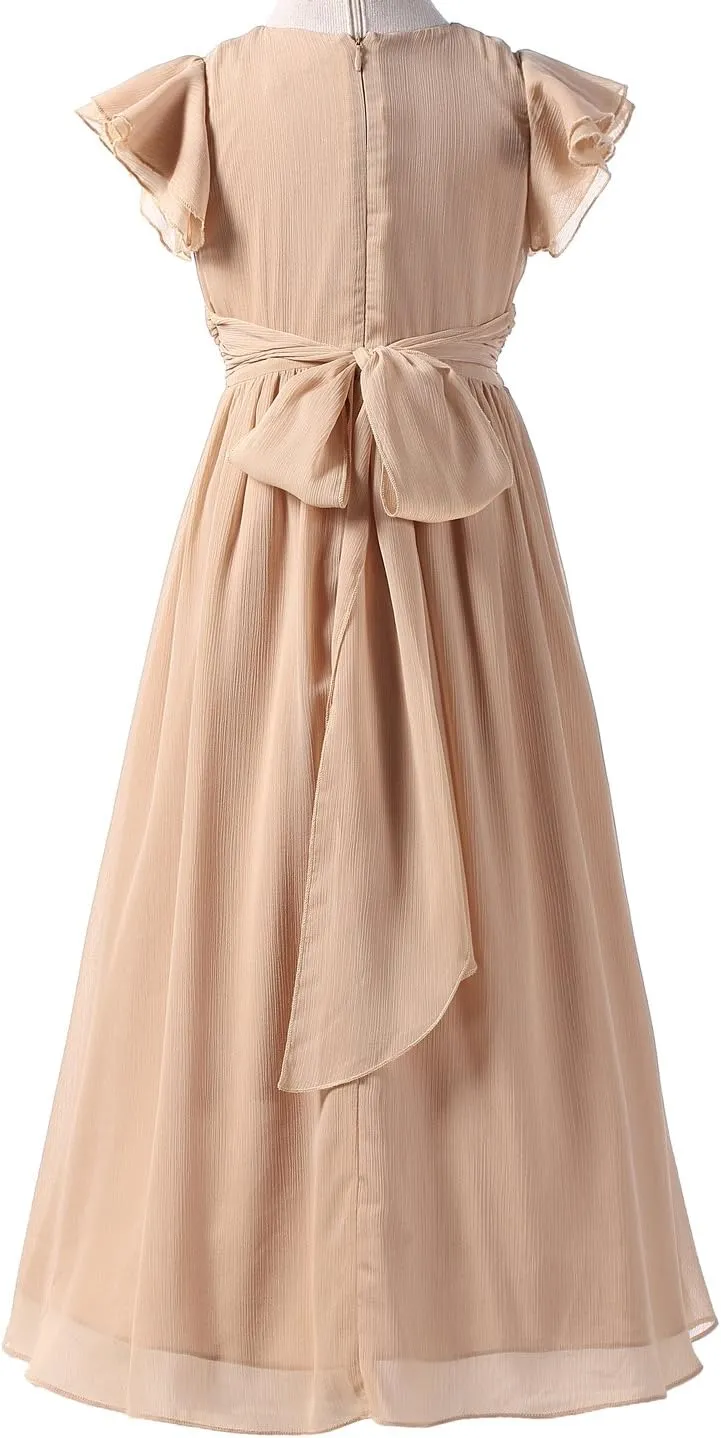 Bridesmaid Dress Prom Party Dresses Long Flower Girl's Dress