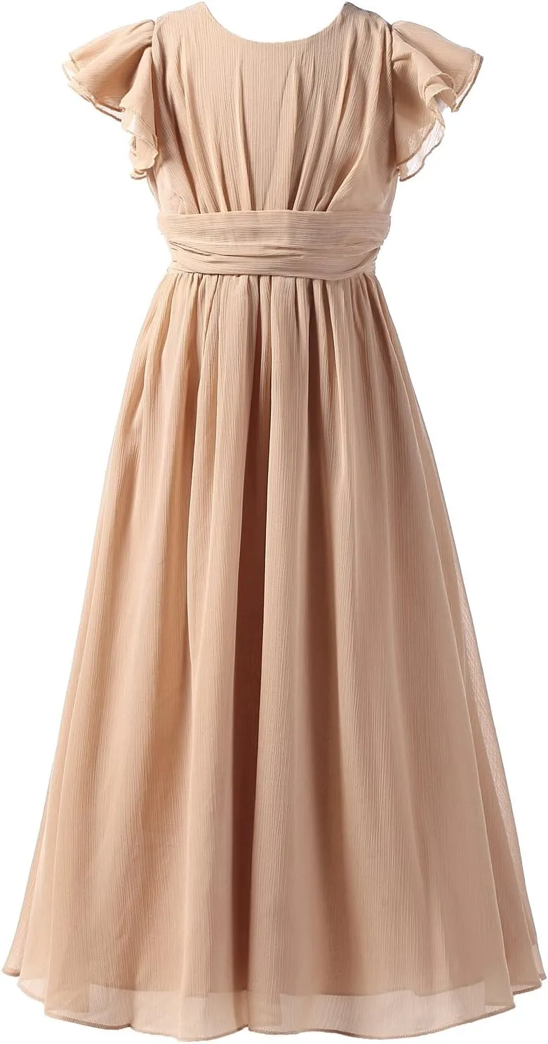 Bridesmaid Dress Prom Party Dresses Long Flower Girl's Dress