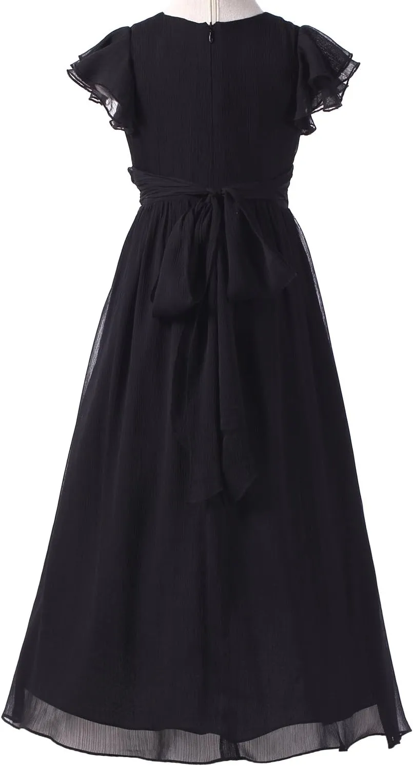 Bridesmaid Dress Prom Party Dresses Long Flower Girl's Dress