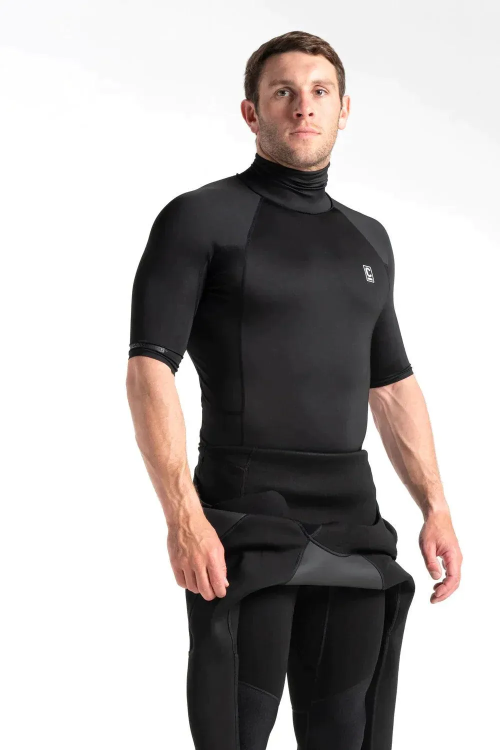 C-Skins Rash X Mens Rash Vest Black