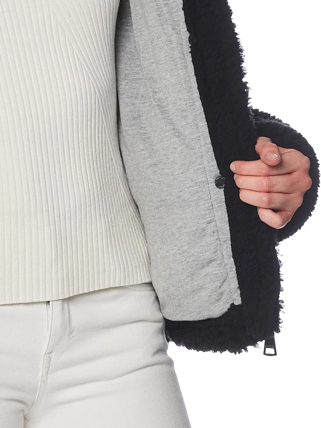 Calvin Klein Women's Faux Sherpa Coat