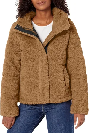 Calvin Klein Women's Faux Sherpa Coat
