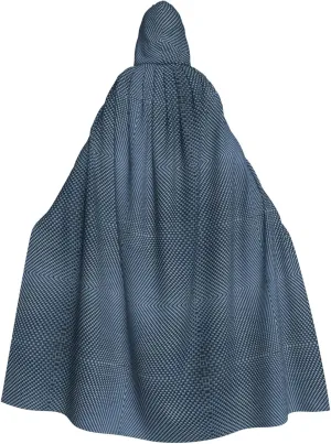 Cool Abstract Theme print Hooded cape for adults, Oversized Hooded Cloak with Bow Tie, Adult party dress cape