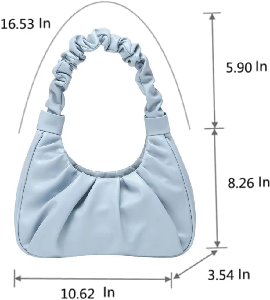 Crossbody Bags for Women Mini Clutch With Zipper Fashionable Cute Hobo Tote Handbag Shoulder Bag