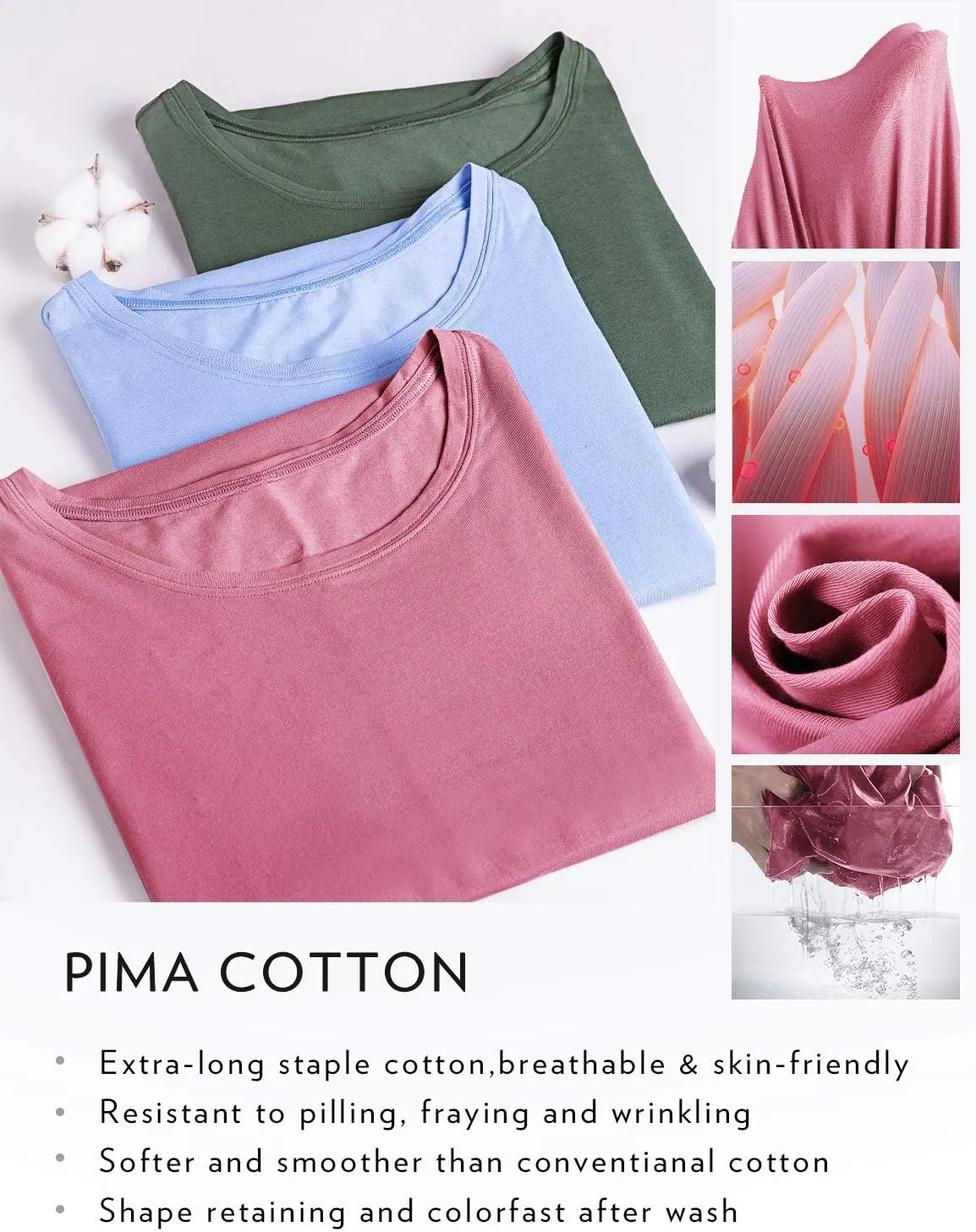CRZ YOGA Pima Cotton High Neck Cropped Tank Tops for Women Crop Athletic Gym Workout Sleeveless Shirts
