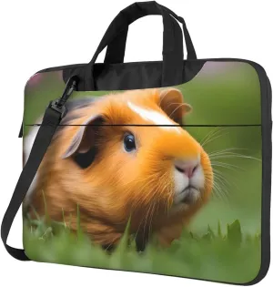 Cute Guinea Pigs pattern Fashionable and ultra-thin shoulder laptop bag Shockproof soft lining