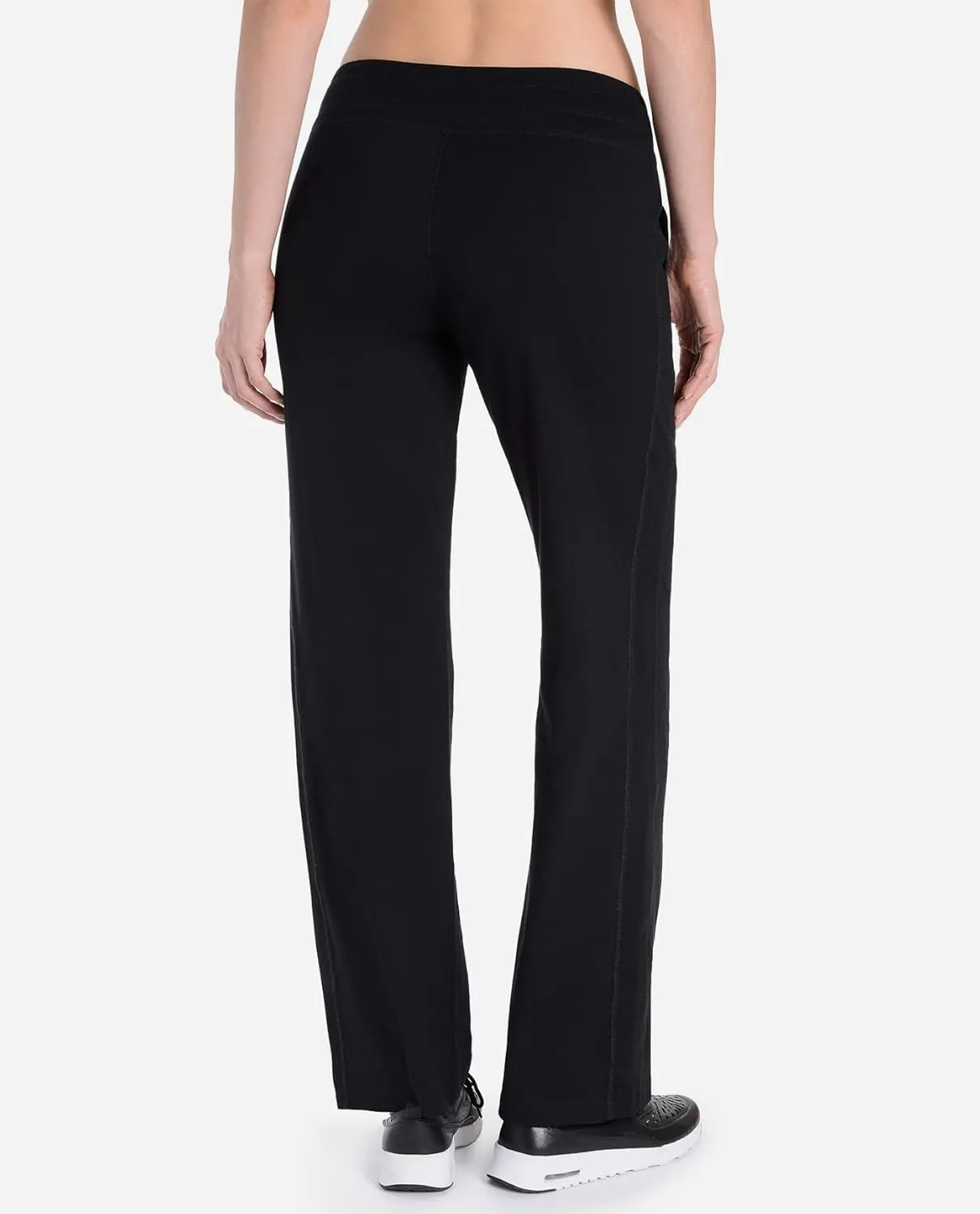 Danskin Women's Straight Leg Drawcord Athletic Pants