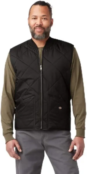 Dickies mens Diamond Quilted Vest