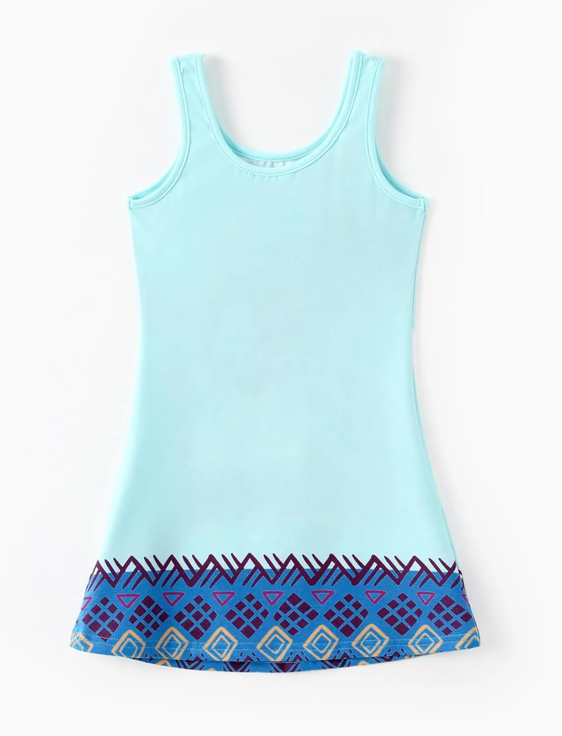 Disney Frozen Elsa Princess Minnie Stitch Toddler Girl Tank Dress Summer Beach Holiday Sleeveless A-Line Sundress 2-13 Years