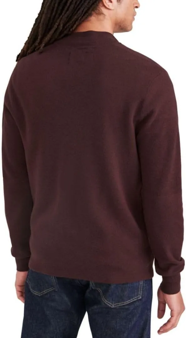 Dockers Men's Regular Fit Long Sleeve Quarter Zip Sweater