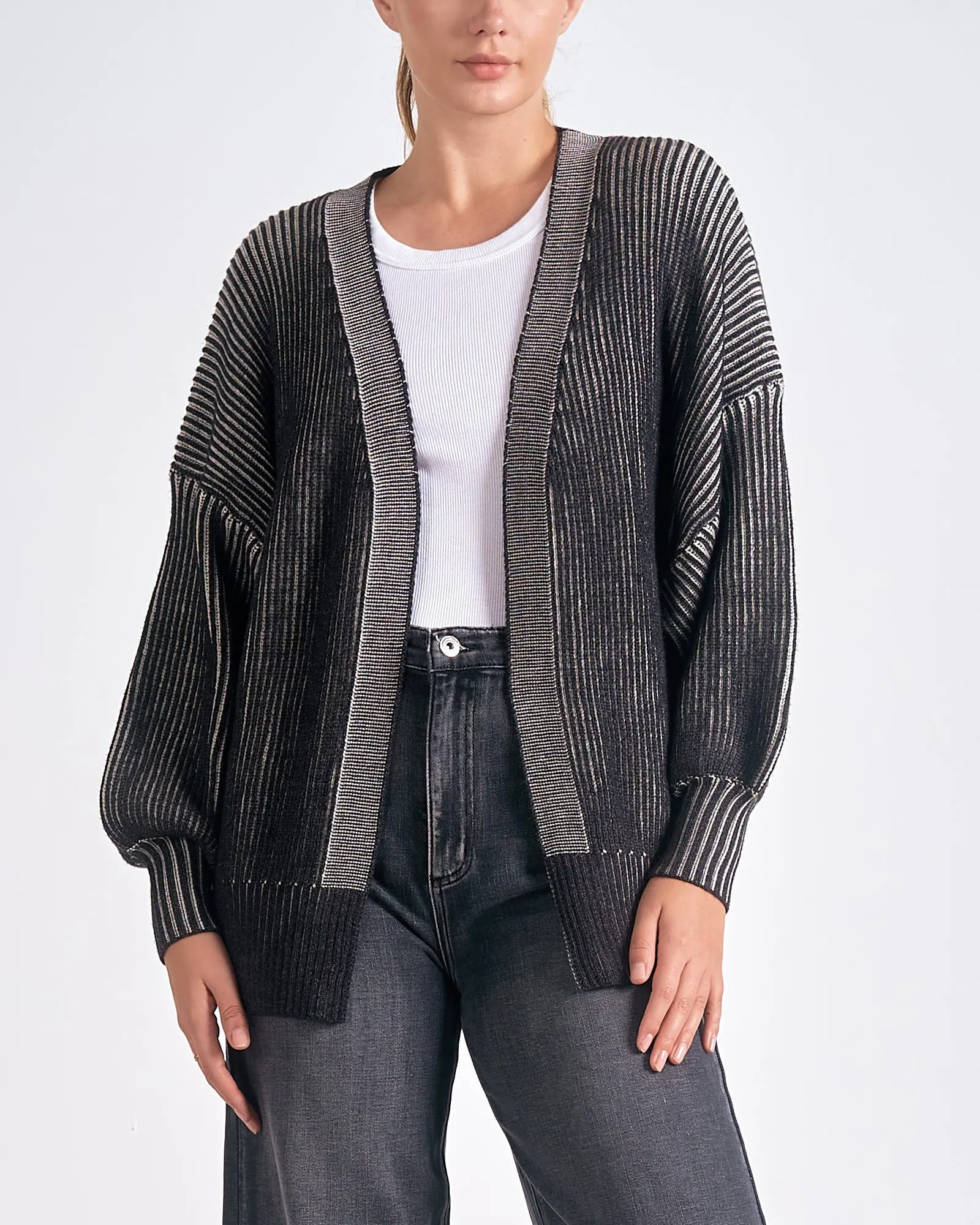 Elan Open Rib Cardigan