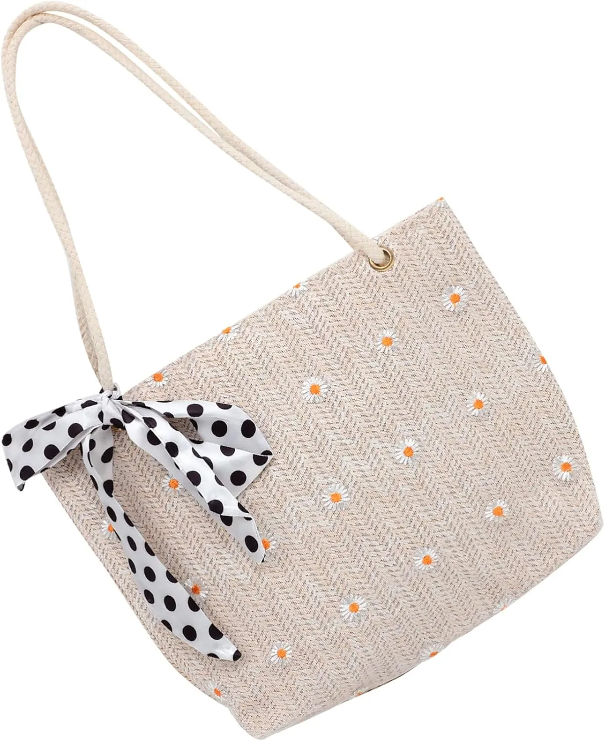 Elegant Straw Woven Bag Fashionable Shoulder Handbag Straw Summer Bag Random Style