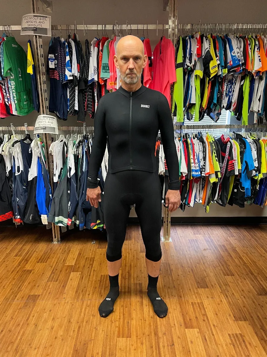 Erodo Winter 2.3 Mens Performance Thermal Cycling 3/4 Skinsuit Black by Suarez