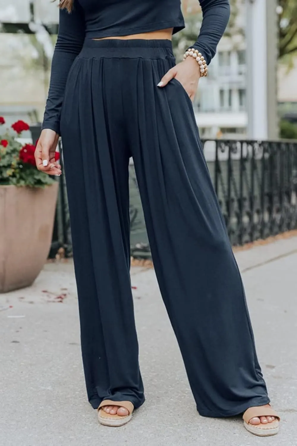 Ezbelle womenss Fall Fashion Lounge Sets Pajama Two Piece Cropped Pullover Jammies Outfits Casual Loungewear